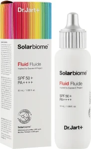 Сонцезахисний флюїд - Dr. Jart Solarbiome Fluid SPF50+ PA++++, 50 мл