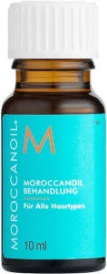 Восстанавливающее масло для всех типов волос - Moroccanoil Treatment For All Hair Types, 10 мл