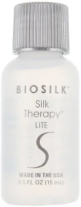 Несмываемый жидкий шелк для волос - CHI BioSilk Silk Therapy Lite Silk Treatment, мини, 15 мл