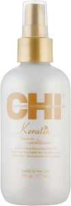 Незмивний кератиновий кондиціонер для волосся - CHI Keratin Weightless Leave in Conditioner, 177 мл