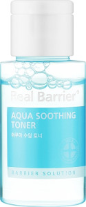 Заспокійливий тонер - Real Barrier Aqua Soothing Toner, міні, 30 мл