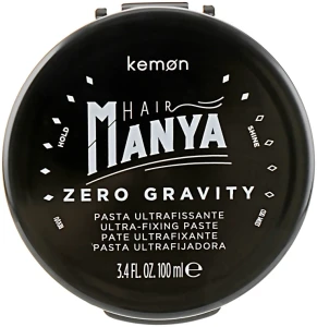 Паста для волосся, екстрасильної фіксації - Kemon Hair Manya Zero Gravity, 100 мл