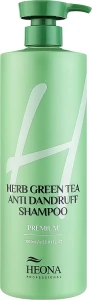 Шампунь против перхоти - HEONA Herb Green Tea Anti Dandruff Shampoo, 1000 мл