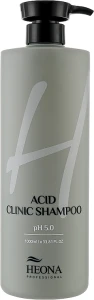 Слабокислотный очищающий шампунь для волос - HEONA Acid Clinic Shampoo, 1000 мл