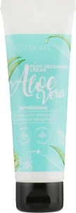 Освежающий дезодорирующий крем для ног с экстрактом алоэ - Barwa Balnea Refreshing Foot Deodorant Cream With Aloe Vera, 75 мл