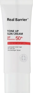 Солнцезащитный крем с осветляющим эффектом - Real Barrier Tone Up Sun Cream SPF50+ PA++++, 40 мл
