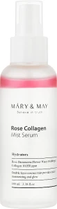Мист-сыворотка с экстрактом розы и коллагеном - Mary & May Marine Rose Collagen Mist Serum, 100 мл