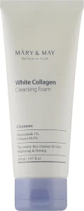 Пенка для умывания с коллагеном и ниацинамидом - Mary & May White Collagen Cleansing Foam, 150 мл