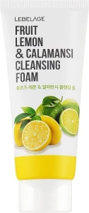 Пенка для умывания с лимоном и каламанси - Lebelage Fruit Lemon & Calamansi Cleansing Foam, 100 мл