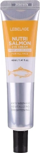 Питательный крем для глаз с лососевым маслом - Lebelage Nutri Salmon Eye Cream, 40 мл