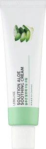 Заспокійливий крем для обличчя з екстрактом алое та пептидами - Lebelage Solution Aloe Soothing Cream, 50 мл