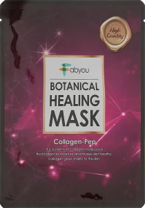 Маска для лица с коллагеном - Fabyou Botanical Healing Mask Collagen-Pep, 23 мл, 1 шт