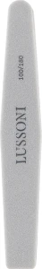 Пилочка для ногтей - Lussoni Grey Diamond Sponge Grid 100/180, 10 шт