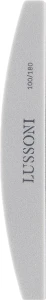 Пилка для нігтів - Lussoni Grey Bridge Sponge Grid 100/180, 10шт