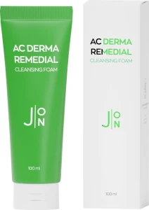 Пінка для вмивання для проблемної шкіри - J:ON AC Derma Remedial Cleansing Foam, 100 мл