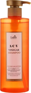 Глибокоочищаючий шампунь із яблочним оцтом для жирної шкіри голови, схильної до лупи - La'dor ACV Vinegar Shampoo, 430 мл