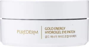 Гидрогелевые патчи под глаза с нано-золотом - Purederm Gold Energy Hydrogel Eye Patch, 60 шт