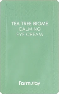 Крем для очей з чайним деревом - FarmStay Tea Tree Biome Calming Eye Cream, пробник, 1 мл