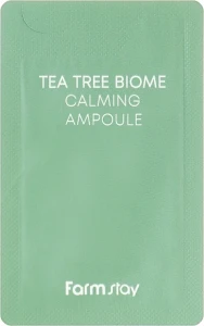Успокаивающая ампульная сыворотка с экстрактом чайного дерева - FarmStay Tea Tree Biome Calming Ampoule, 1 мл