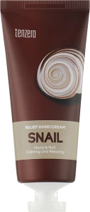 Рельєфний крем для рук з муцином равлика - Tenzero Relief Hand Cream Snail, 100 мл