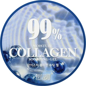 Зволожуючий гель з морським колагеном - Tenzero Moisture Collagen Soothing Gel, 300 мл