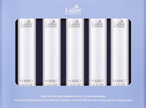 Филлер для волос с эффектом ламинирования - La'dor Perfect Hair Fill-Up Mauve Edition, 10x13 мл