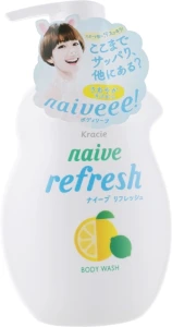 Рідке мило для тіла з ароматом цитрусових - Kracie Naive Refresh Body Wash, 530 мл