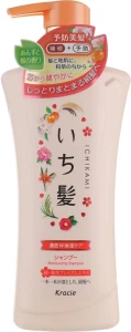 Шампунь интенсивно увлажняющий для поврежденных волос с маслом абрикоса - Kracie Ichikami Moisturizing Shampoo, 480 мл