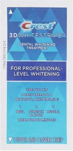 Отбеливающие полоски для зубов - Crest Whitestrips 3D Professional Effects, 1 пара, 2 шт