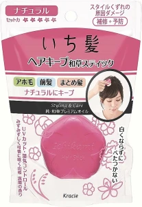 Воск-стик для укладки волос - Kracie Ichikami Styling & Care Hair Stick Sakura, 40 г