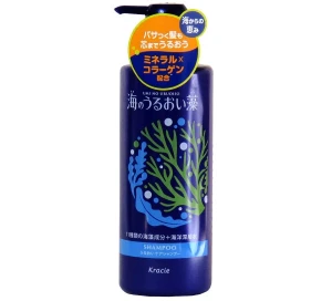 Відновлюючий шампунь з экстрактом морських водоростей - Kracie Umi No Uruoiso Shampoo, 520 мл