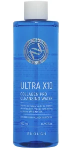 Тонер с морским коллагеном - Ultra X10 Collagen Pro Marine Toner - Enough Ultra X10 Collagen Pro Cleansing Water, 500 мл