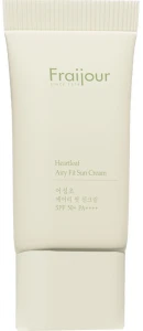 Сонцезахисний крем проти акне з екстрактом хауттюйнії - Fraijour Heartleaf Airy Fit Sun Cream SPF 50+ РА++++, 50 мл