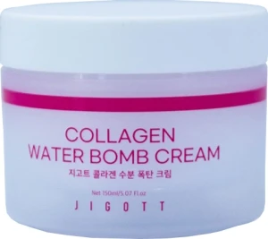 Увлажняющий крем для лица с коллагеном - Jigott Collagen Water Bomb Cream, 150 мл