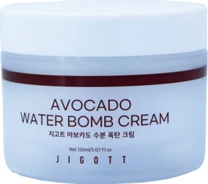 Зволожуючий крем для обличчя з авокадо - Jigott Avocado Water Bomb Cream, 150 мл