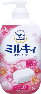 Жидкое молочное мыло для тела c цветочным ароматом - COW Milky Body Soap Relax Floral Fragrance, 550 мл