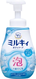 Увлажняющее мыло пенка для тела - COW Milky Foam Gentle Soap, 600 мл