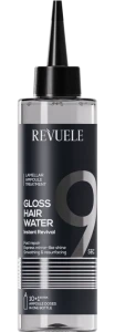 Рідкий кондиціонер для пошкодженого та ламкого волосся "Моментальне відновлення" - Revuele Gloss Hair Water Instant Revival, 220 мл