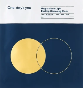 Очищуюча маска для обличчя - One-Day's You Magic Moon Light Peeling Cleansing Mask, 20 г, 1 шт