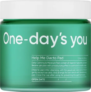 Тонер-диски для лица - One-Day's You Help Me Dacto Pad, 60 шт