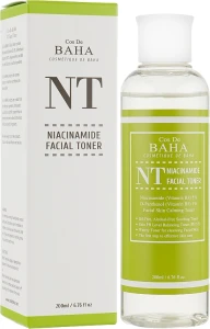 Тонер с ниацинамидом для сужения пор для проблемной кожи - Cos De Baha NT Niacinamide Facial Toner, 200 мл