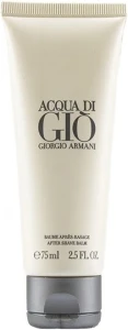 Парфюмированный бальзам после бритья - Giorgio Armani Acqua di Gio Pour Homme, 75 мл