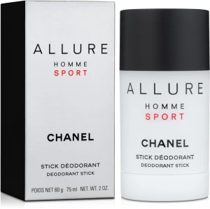 Дезодорант-стік - Chanel Allure Homme Sport, 75 мл