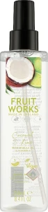 Спрей для тіла "Кокос та лайм" - Grace Cole Fruit Works Coconut & Lime Body Mist, 250 мл