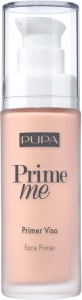 Коригувальний праймер для тьмяної шкіри обличчя - Prime Me Corrective Face Prime - Pupa Prime Me Corrective Face Primer, 005 Peach, 30 мл