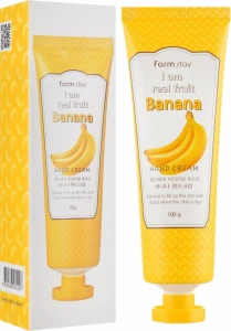 Крем для рук с экстрактом банана - FarmStay I Am Real Fruit Banana Hand Cream, 100 мл