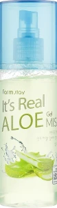 Гель-міст для обличчя з екстрактом алое - FarmStay It's Real Aloe Gel Mist, 120 мл