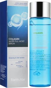 Зволожуюча сироватка для обличчя з колагеном - FarmStay Collagen Water Full Moist Serum, 250 мл