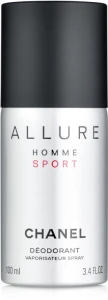 Дезодорант парфумований чоловічий - Chanel Allure Homme Sport, 100 мл