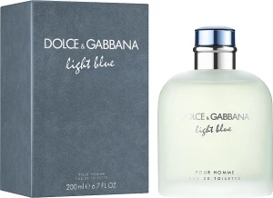Туалетна вода чоловіча - Dolce & Gabbana Light Blue Pour Homme, 200 мл